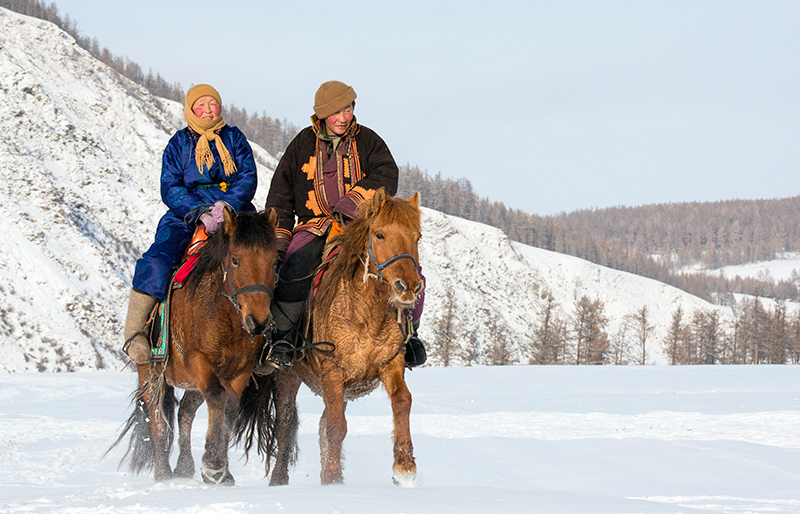 travel mongolia in winter